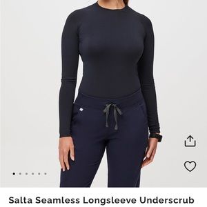 FIGS salta seamless navy underscrub